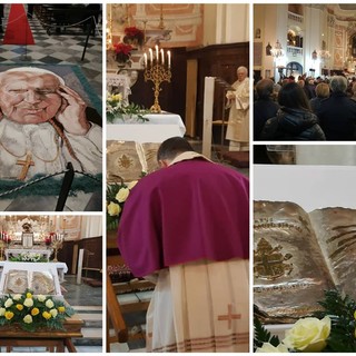 Imperia: grande partecipazione di fedeli per l'arrivo delle reliquie di Giovanni Paolo II (foto e video) Imperia: grande partecipazione di fedeli per l'arrivo delle reliquie di Giovanni Paolo II (foto e video)