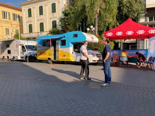 Pieve di Teco: nel fine settimana in piazza dell'Auditorium, mezzo mobile della Fidas per la donazione di sangue