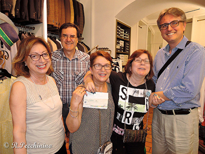 Grazie al service benefico del Lions Club Sanremo Host, consegnato un assegno alla famiglia di Marzia Capena