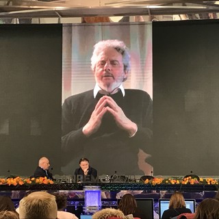 Il videomessaggio di Nicola Piovani in sala stampa al Roof