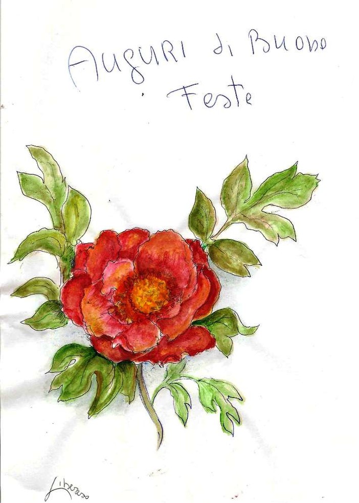 Il disegno realizzato nel 2011 da Libereso per i lettori di Sanremonews