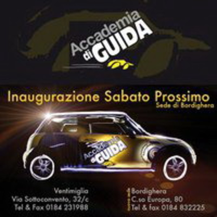 Bordighera: domani sera al Kursaal si presenta l'Accademia di Guida Bordighera: domani sera al Kursaal si presenta l'Accademia di Guida