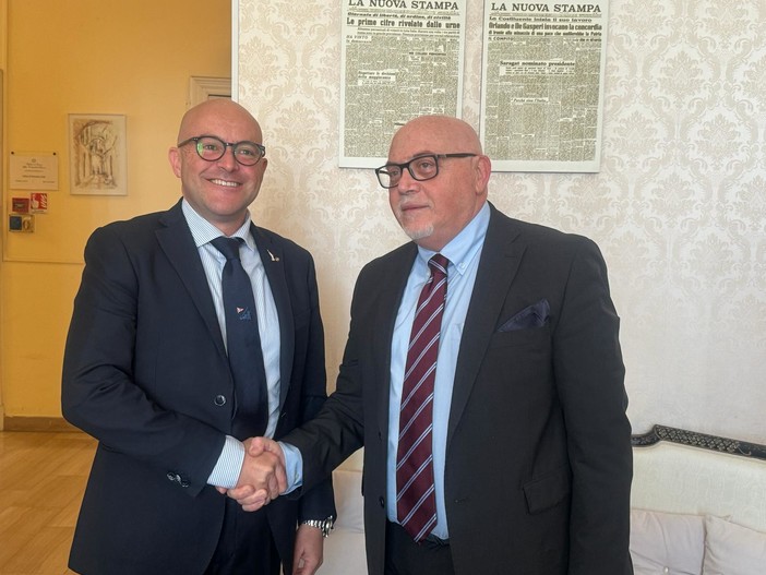 Sicurezza: Assessore Alessio Piana in visita istituzionale a Imperia dal Prefetto Romeo