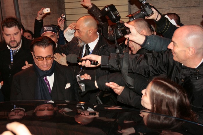Festival di Sanremo: il divo di Hollywood Andy Garcia, paparazzato da Nicò Festival di Sanremo: il divo di Hollywood Andy Garcia, paparazzato da Nicò