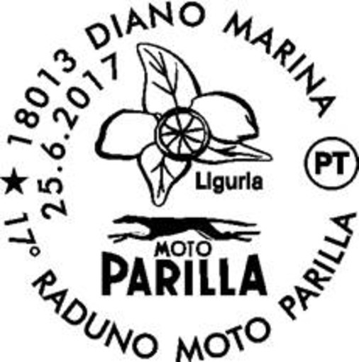 Diano Marina: domenica prossima, annullo filatelico per il raduno Moto Parilla