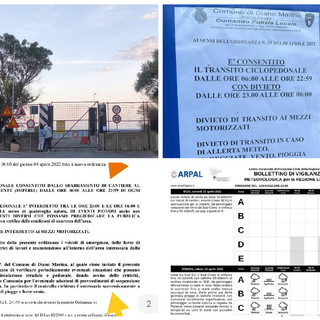 Diano Marina, Incompiuta chiusa: utenti costretti a rientrare dal Berta. Il sindaco Za Garibaldi: “L’ordinanza lo prevede in caso di maltempo”