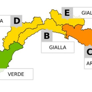 Maltempo: previste ancora precipitazioni sul Centro Levante. rimane Allerta Verde per il Ponente Ligure