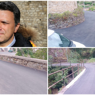 Rezzo, il Comune sistema gli asfalti della frazione di Lavina Rezzo, il Comune sistema gli asfalti della frazione di Lavina