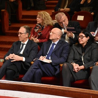 Il sindaco Alberto Biancheri al Casinò per l'assemblea generale di Confindustria Imperia