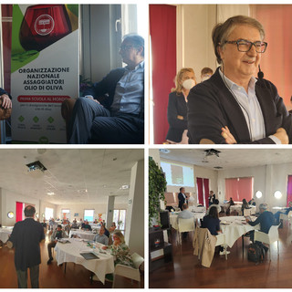Aspiranti assaggiatori da tanti Paesi a Imperia per scoprire i segreti dell’extravergine. Lucio Carli (Onaoo): “Siamo l’Università dell’olio nel mondo” (foto e video) Aspiranti assaggiatori da tanti Paesi a Imperia per scoprire i segreti dell’extravergine. Lucio Carli (Onaoo): “Siamo l’Università dell’olio nel mondo” (foto e video)