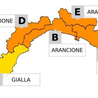 Perturbazione in arrivo dalla Francia, scatta l'allerta meteo gialla per la provincia di Imperia dalle 20, arancione sul resto della Liguria