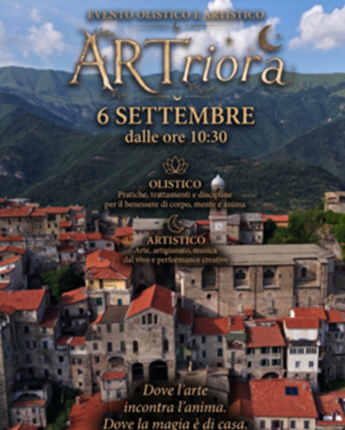 Triora diventa un palcoscenico a cielo aperto: domenica 6 settembre arriva la prima edizione di "ARTriora" Triora diventa un palcoscenico a cielo aperto: domenica 6 settembre arriva la prima edizione di "ARTriora"