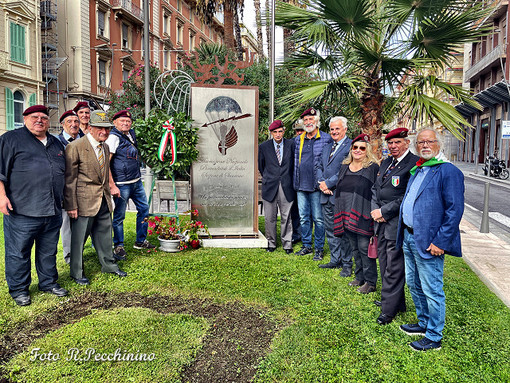 Cerimonia ANPd'I sezione Sanremo in ricordo dell'80esimo anniversario di El Alamein (foto)