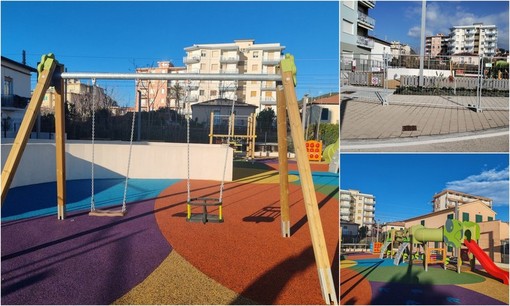 Vallecrosia, conclusi i lavori: apre l'area giochi sul lungomare (Foto) Vallecrosia, conclusi i lavori: apre l'area giochi sul lungomare (Foto)