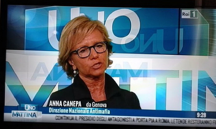 Le immagini dell'intervento in tv di questa mattina Le immagini dell'intervento in tv di questa mattina