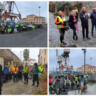 Imperia, da calata Cuneo al Parasio la prima tappa del Cicloraduno Fiab Nord Ovest: alla scoperta del Ponente Ligure (foto e video)