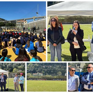 Camporosso, riprendono gli allenamenti: tanti giovani inaugurano la nuova pista di atletica allo 'Zaccari' (Foto)