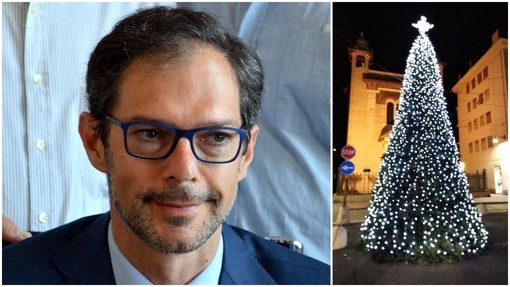Bordighera: l'albero di Natale è arrivato, il sindaco Ingenito replica a Trucchi sul ritardo "Solo un problema logistico"