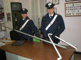 Il materiale sequestrato due anni fa Il materiale sequestrato due anni fa