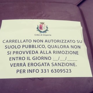 Imperia: porta a porta, commercianti e amministratori obbligati a rimuovere o 'coprire' i carrellati sul suolo pubblico entro otto giorni o scattano le sanzioni