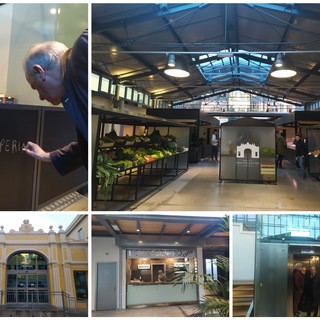 Imperia: riapre il mercato coperto di via Cascione, Scajola "L'ascensore accessibile anche la sera" (foto e video)