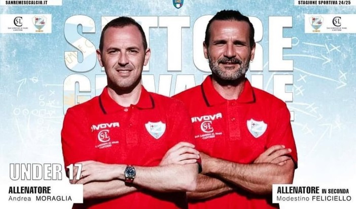 Andrea Moraglia e Modestino Felicello al Pietra Ligure: la Sanremese ringrazia loro e la società savonese