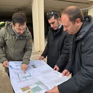 Ventimiglia, nuovo asilo nido in via Lamboglia: sopralluogo al cantiere (Foto)