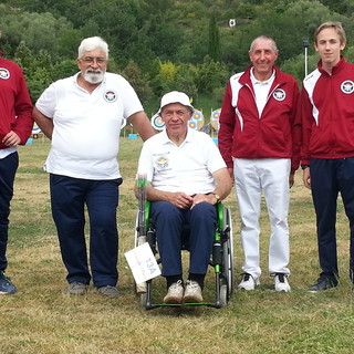 Ventimiglia: grande successo per gli arcieri dell'Archery Club di Ventimiglia, guidati da Ido Ferraldeschi. Ventimiglia: grande successo per gli arcieri dell'Archery Club di Ventimiglia, guidati da Ido Ferraldeschi.