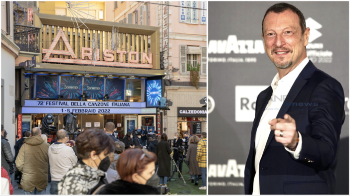 Amadeus "L'Ariston è il Festival di Sanremo però mi piace poterlo allargare anche alla città portandolo fuori" Amadeus "L'Ariston è il Festival di Sanremo però mi piace poterlo allargare anche alla città portandolo fuori"