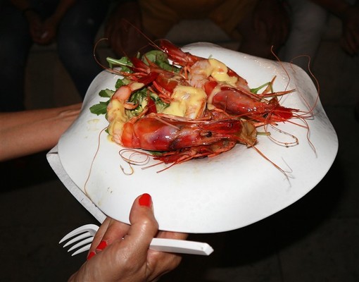 Grande protagonista il Gambero Rosso nella prima serata della manifestazione "Ospedaletti a Tavola"
