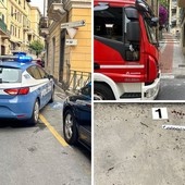 Sanremo, lite con accoltellamento stamattina in corso Inglesi, un arresto della Polizia (Foto)