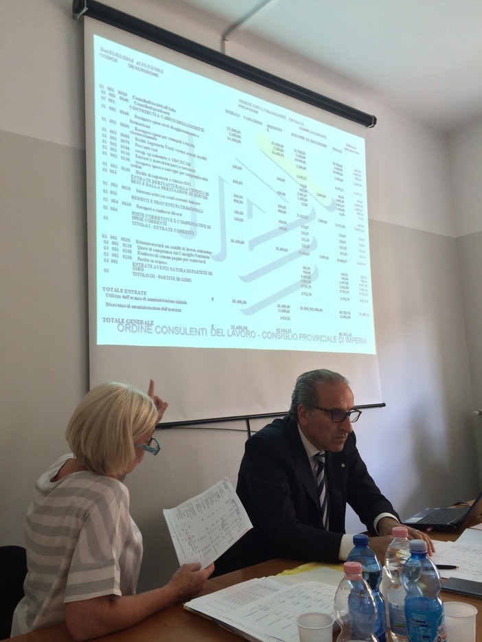 Imperia: grande partecipazione all'assemblea annuale ordinaria dell’Ordine dei Consulenti del Lavoro