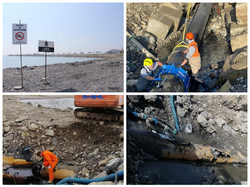 Imperia: lavori del depuratore terminati, rimane il divieto di balneazione. L'Asl richiede ulteriori 30 giorni per sicurezza Imperia: lavori del depuratore terminati, rimane il divieto di balneazione. L'Asl richiede ulteriori 30 giorni per sicurezza
