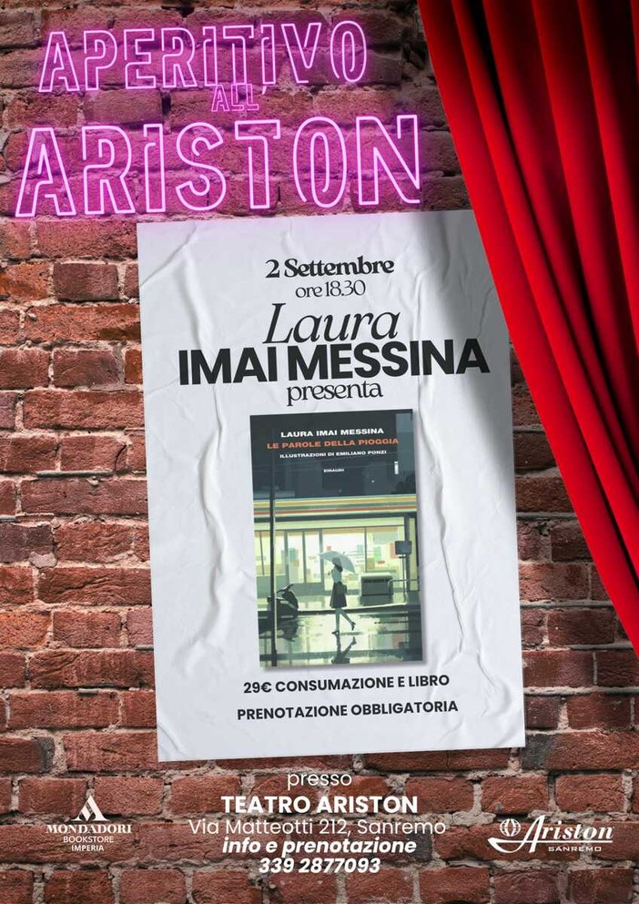 Sanremo, un aperitivo sul palco dell'Ariston con Laura Imai Messina Sanremo, un aperitivo sul palco dell'Ariston con Laura Imai Messina