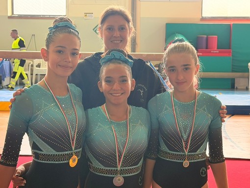 Ginnastica. Debutto nei nuovi livelli Silver per le giovani ginnaste dell'ASD Insieme Sanremo