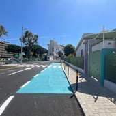 Nuova area “Kiss and ride” davanti al nido d’infanzia, cambia la viabilità a Camporosso Mare (Foto)