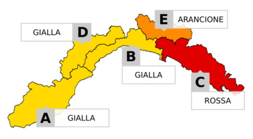 Maltempo: nuovo bollettino meteo dell'Arpal, allerta gialla sulla nostra provincia fino alle 15 di oggi. Domani forte vento e mareggiata Maltempo: nuovo bollettino meteo dell'Arpal, allerta gialla sulla nostra provincia fino alle 15 di oggi. Domani forte vento e mareggiata
