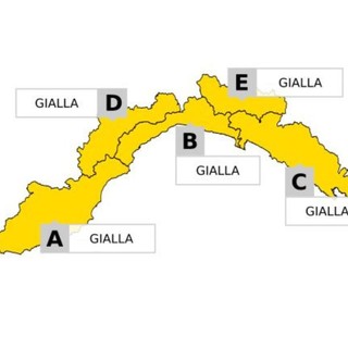 Allerta gialla su tutta la Liguria per domenica 13 luglio