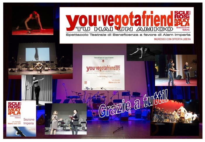 Sanremo: successo per lo spettacolo teatrale di beneficenza 'You’ve got a Friend' Sanremo: successo per lo spettacolo teatrale di beneficenza 'You’ve got a Friend'
