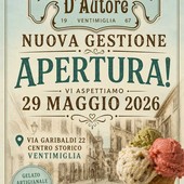 Ventimiglia Alta continua a rinascere: riapre l’Antica Gelateria d’Autore in via Garibaldi