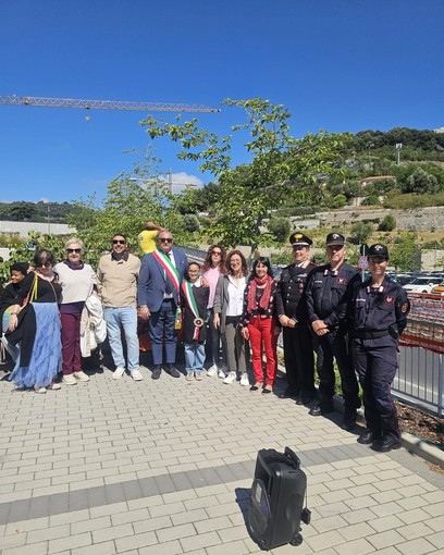 Cultura della legalità, Vallecrosia al Mare pianta l'albero di Falcone (Foto)