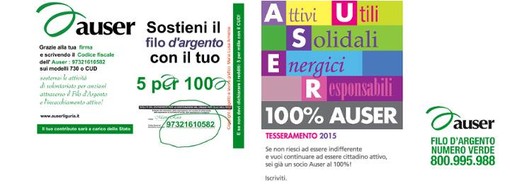 Imperia: venerdì prossimo l'assemblea generale dei soci dell'Auser Filo D'Argento