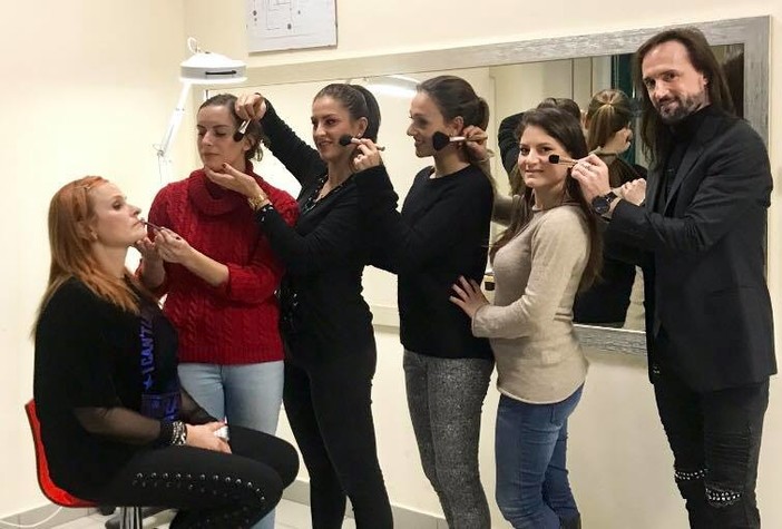 Da gennaio l'International Make Up Artist Andrea Pallanca all'Accademia Formativa come docente di un corso dedicato