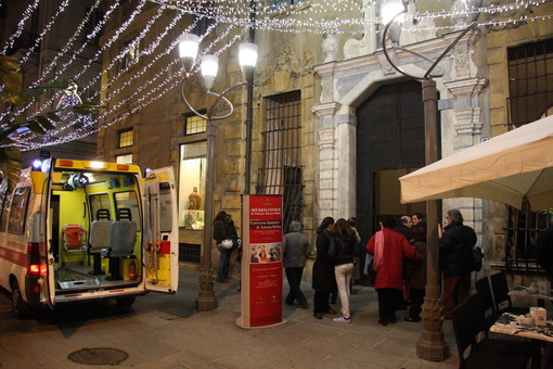 Sanremo: anziana cade a palazzo Borea d'Olmo, portata in Ospedale Sanremo: anziana cade a palazzo Borea d'Olmo, portata in Ospedale