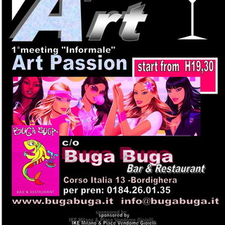 Bordighera: martedì “AperiArt” al Buga Buga con il primo meeting “informale” per appassionati d’arte Bordighera: martedì “AperiArt” al Buga Buga con il primo meeting “informale” per appassionati d’arte