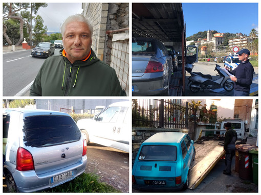 Imperia, auto abbandonate: nei giorni scorsi raffica di rimozioni. Alcune erano rifugio di senza tetto. Gagliano: “Un problema da risolvere” (foto) Imperia, auto abbandonate: nei giorni scorsi raffica di rimozioni. Alcune erano rifugio di senza tetto. Gagliano: “Un problema da risolvere” (foto)