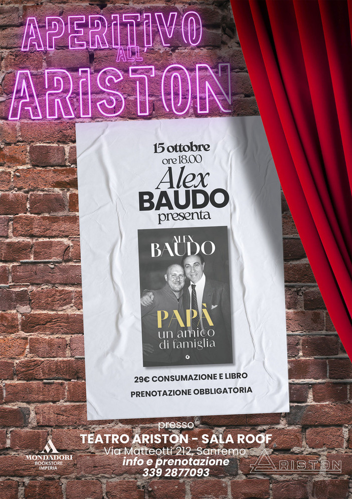Sanremo, Alex Baudo presenta all'Ariston il libro dedicato al padre Pippo: il 15 ottobre un incontro tra ricordi e vita privata Sanremo, Alex Baudo presenta all'Ariston il libro dedicato al padre Pippo: il 15 ottobre un incontro tra ricordi e vita privata
