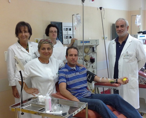 Imperia: record benefico al Centro Trasfusionale, 150 donazioni di sangue per Andrea Garibaldi