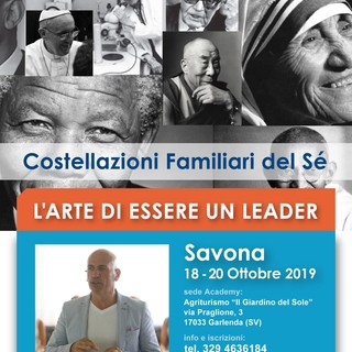 Costellazioni Familiari del Sè: il 18-19-20 ottobre un seminario organizzato dall’Accademia del Counseling di Savona Costellazioni Familiari del Sè: il 18-19-20 ottobre un seminario organizzato dall’Accademia del Counseling di Savona