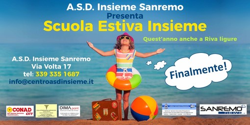 Sanremo: è partita la nuova stagione della scuola estiva della ASD Insieme Sanremo: è partita la nuova stagione della scuola estiva della ASD Insieme